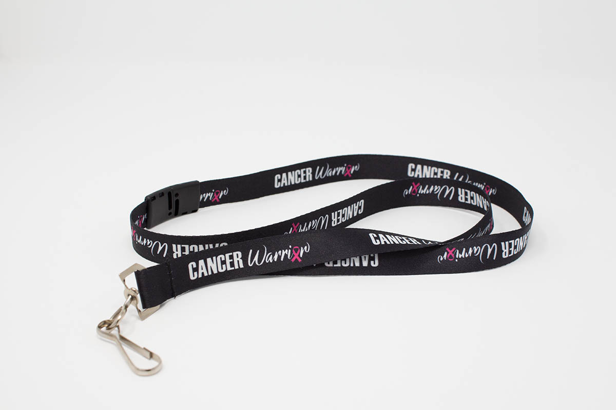 Cancer Warrior Lanyard, 5/8″Pack of 25